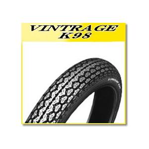 DUNLOP(ダンロップ) K98 (3.00-17) 6PR WT リア (124195) バイク オートバイ タイヤ
