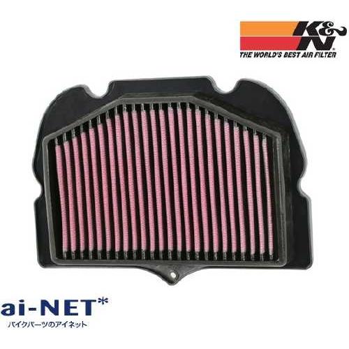 K&N ケイアンドエヌ エアフィルター SU-1308 GSX1300R隼 (08-'12) リプレイスメントフィルター 純正交換タイプ