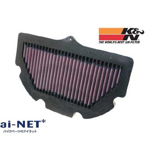 K\u0026N ケイアンドエヌ エアフィルター SU-7506 GSX-R600 (06-10) リプレイスメントフィルター 純正交換タイプ