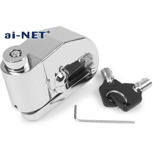 aiNET（アイネット） 在庫有 ディスクロック + ストッピングワイヤー