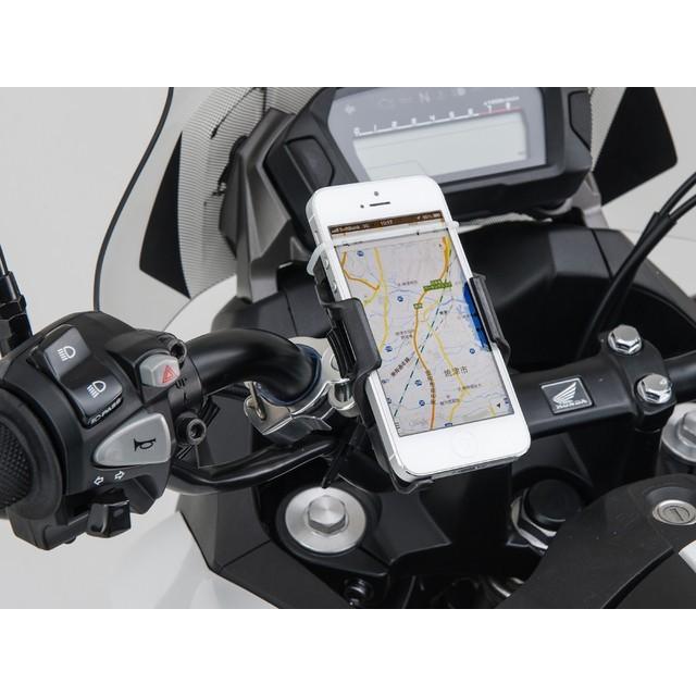 DAYTONA デイトナ バイク用 スマートフォンホルダー iPhone5対応 クイックタイプ 79351 デイトナ製 スマホホルダー｜horidashi