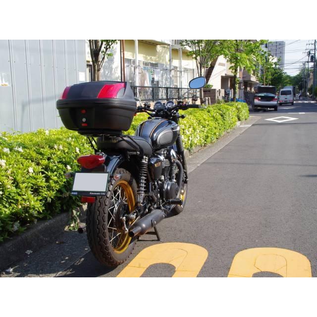 ワールドウォーク W800 W650 W400用 リアキャリア＆リアボックス (32L) セット_4
