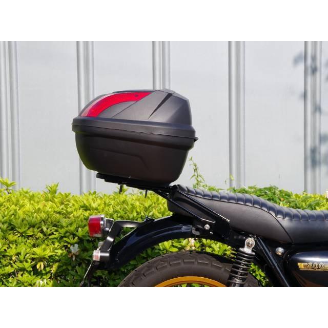 ワールドウォーク W800 W650 W400用 リアキャリア＆リアボックス (48L) セットの画像