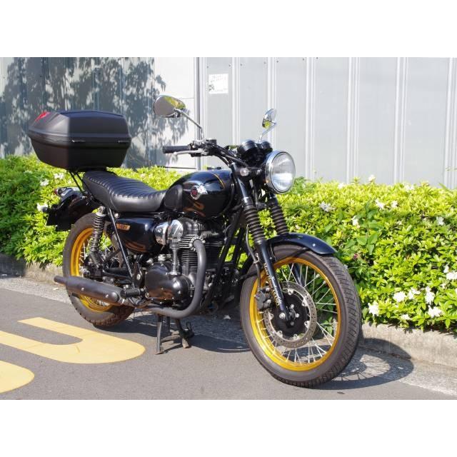 ワールドウォーク W800 W650 W400用 リアキャリア＆リアボックス (48L) セットの画像