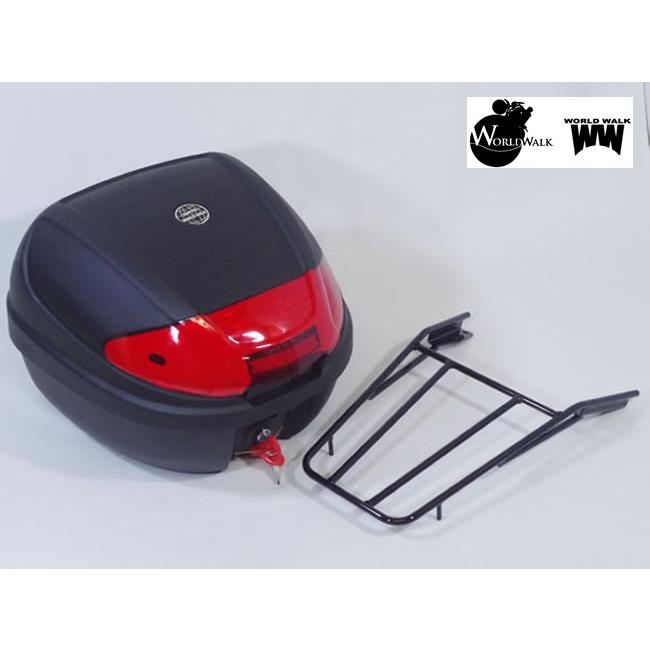 無料特典付 ワールドウォーク CB400SF(スーパーフォア)/SB VTEC SP-3 Revo(レボ) リアキャリア＆リアボックス (30L) セット
