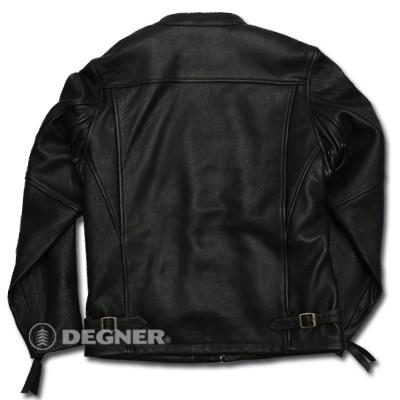 DEGNER デグナー レザー ジャケット 7WJ-12A ブラック/XLサイズ : アイ