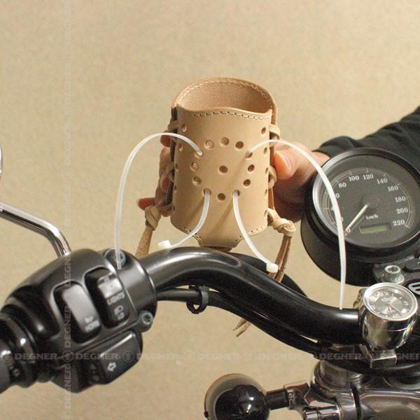 DEGNER デグナー レザー ドリンク ホルダー DH-4 タン : アイネット