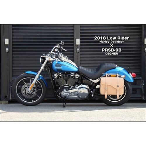 DEGNER（デグナー） PRSB-9B レザーサドルバッグ タン 13L : アイ 