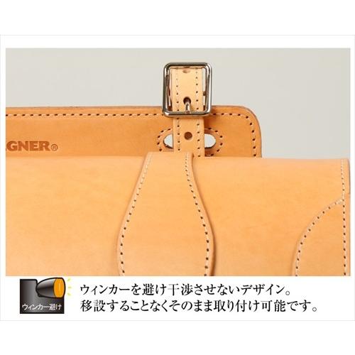 DEGNER（デグナー） 送料無料 SB-50 レザーサドルバッグ タン 9L