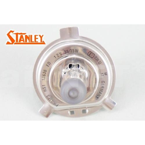 ドラッグスター1100 STANLEY スタンレー ハロゲン ヘッドライトバルブ 12V 35/35W HS1 耐振用 純正リペア用(14-0053)｜horidashi｜03