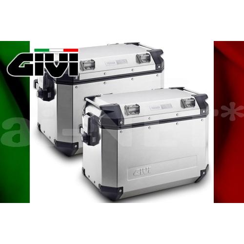 GIVI ジビ バイク用 ボックス サイドケース OBK48APACK2 AL48L GIVI ジビ バイク用 ボックス サイドケース OBK48APACK2 AL48L