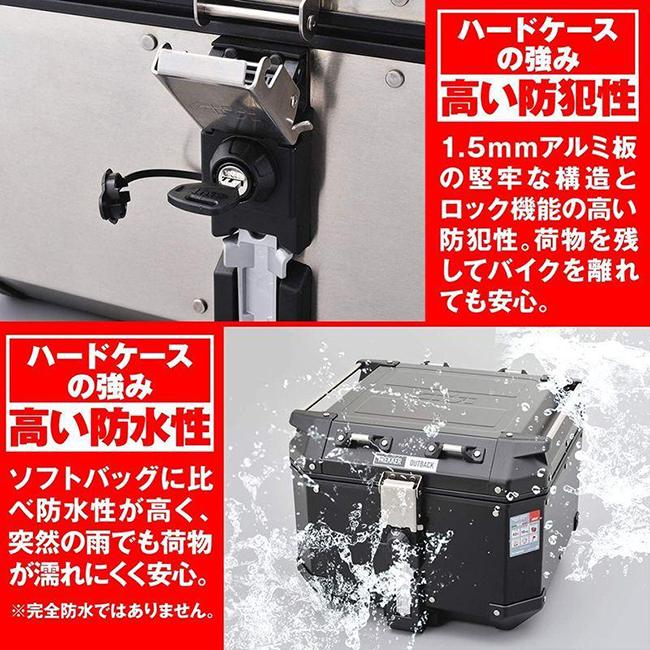 送料無料 GIVI ジビ OBKN42B モノキーケース ブラックライン クロ42L