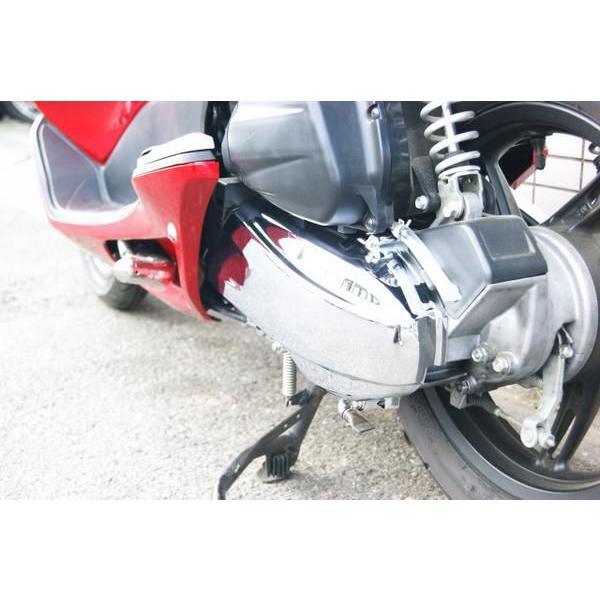 PCX用 PCX 前期 メッキプーリーケース クランクケースカバー エンジン