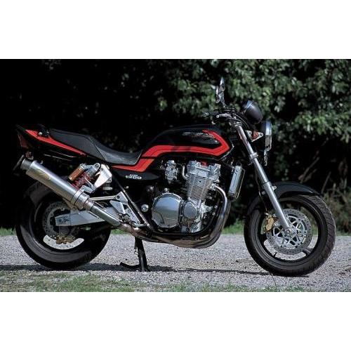 送料無料 マフラー(ノジマエンジニアリング)FASARM S チタン フルエキゾースト 4-2-1 NT007VTI(CB1300SF 98-02)