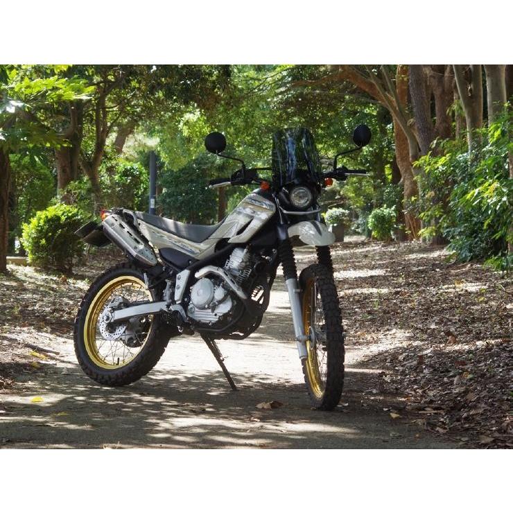 ワールドウォーク セロー250 ウインドシールド ws-20s スモーク ワールドウォーク セロー250 ウインドシールド ws-20s スモーク