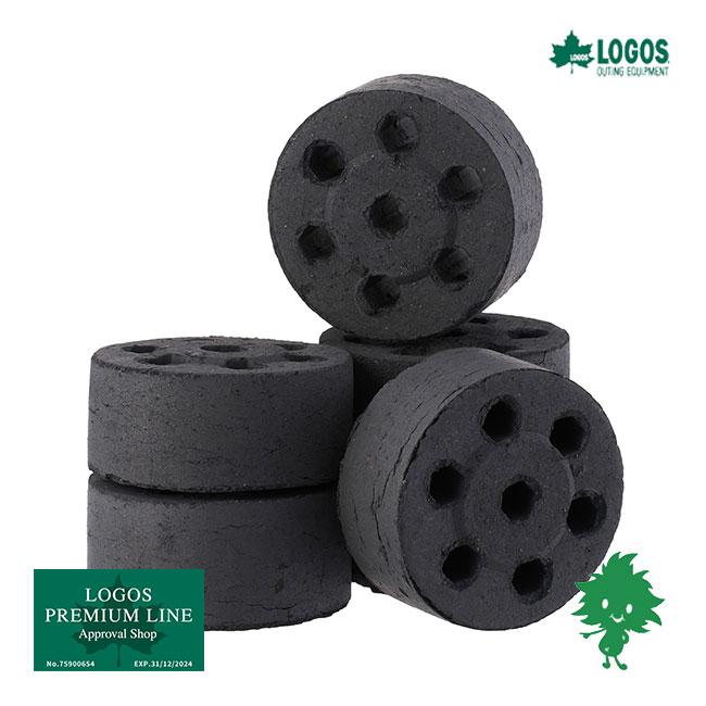 年間定番 在庫有 Logos ロゴス エコココロゴス ミニラウンドストーブ 6 炭 着火剤いら