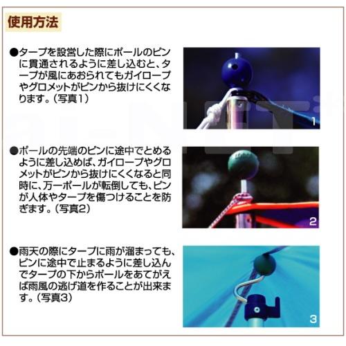 LOGOS（ロゴス） ポールエンドロック(4pcs)4個セット(71930000
