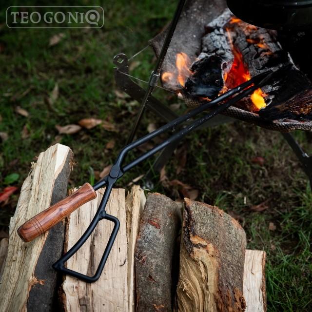 在庫有 正規品 日本製 Fireplace Tongs/ファイヤープレーストング 63495 バーベキュー 炭ばさみ 薪ばさみ バーベキューグリル TEOGONIA/テオゴニア｜horidashi｜05