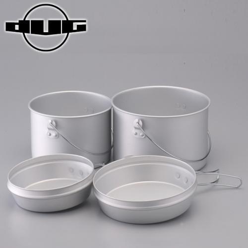 在庫有 DUG/ダグ DG-0101 焚火缶 S/Mセット アルミ製 鍋 フライパン 皿 飯盒 調理器具 キャンプ アウトドア フィッシング 登山 トレッキング｜horidashi｜03