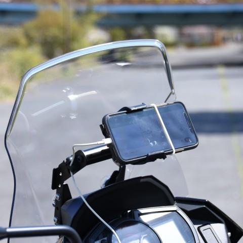 ワールドウォーク VERSYS ヴェルシス X250 スマートフォンホルダー用 マウンティングバーEX(versys-mount)スマホホルダー用アダプタの画像