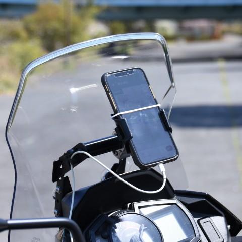 ワールドウォーク VERSYS ヴェルシス X250 スマートフォンホルダー用 マウンティングバーEX(versys-mount)スマホホルダー用アダプタの画像