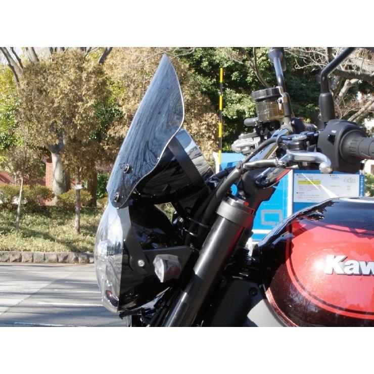 ワールドウォーク（WORLD WARK） スクリーン Z900RS用 ミドル スモーク