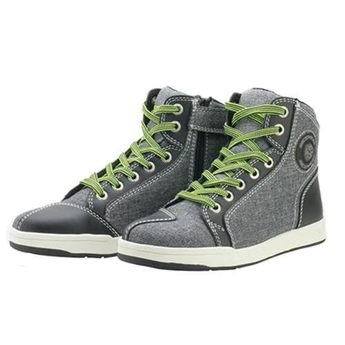 SCoyco ハイカット靴 グレー/ブラック SCoyco ハイカット靴 グレー/ブラック バイク用靴 スコイコ」の