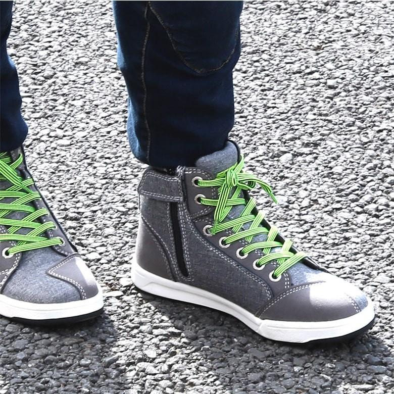 SCoyco ハイカット靴 グレー/ブラック SCoyco ハイカット靴 グレー/ブラック バイク用靴 スコイコ」の