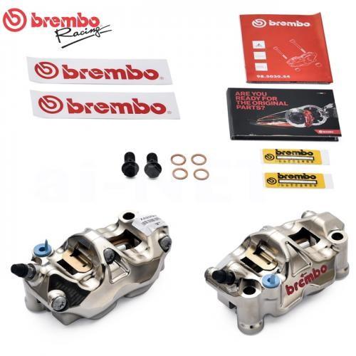 ブレンボ HP ラジアルキャリパー CNC GP4-RX ニッケルコート 左右