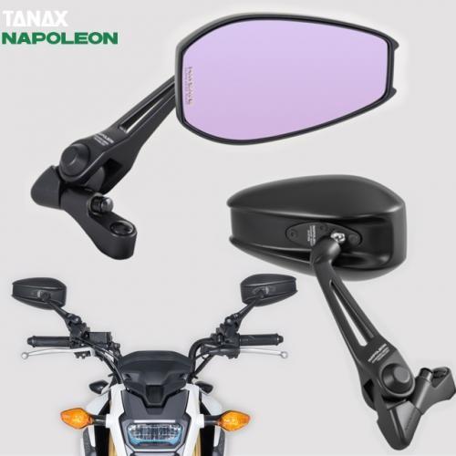 在庫有 送料無料 Tanax Napoleon Aos4 シャークミラー4 ブラック 左右共通 1本の価格 タナックス ナポレオンミラー バイクミラー バックミラー 広角ミラー 10mm アイネット Paypayモール店 通販 Paypayモール
