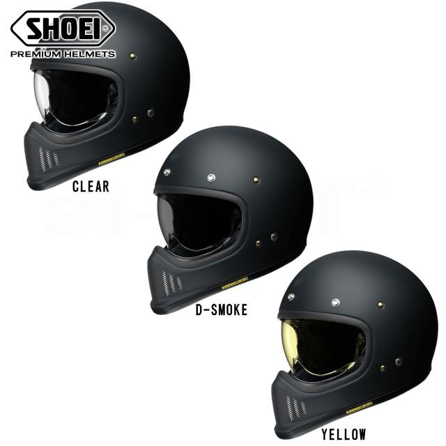 在庫有 正規販売 SHOEI ショウエイ CJ-3 シールド J・O用 EX-ZERO用 クリア ダークスモーク イエロー JO EXゼロ シールド｜horidashi｜04