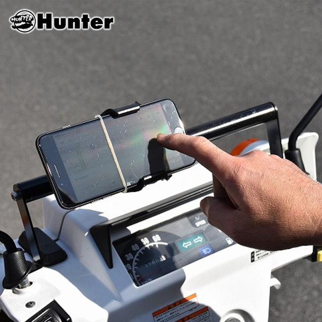 在庫有 HUNTER ジャイロX用 モバイルスタンド スマホホルダー取り付け