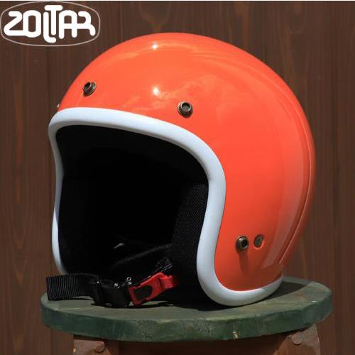 500TXタイプスモールジェットヘルメットL サイズバイザー付オレンジ