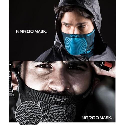 NAROO MASK アウトドアスポーツ マスク X5 ブラック/イエロー ウインターシーズン ナルーマスク バイク オートバイ 自転車 ...