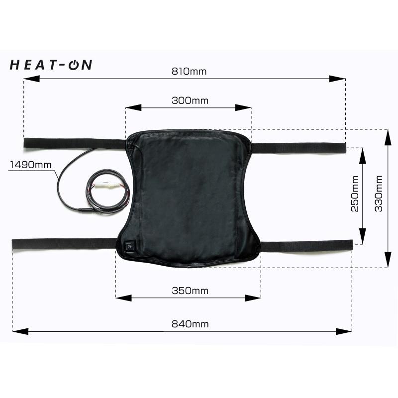 ウインターセール バイク シートヒーター 送料無料 1年保証 TEOGONIA/テオゴニア HEAT-ON/ヒートオン オートバイ シートヒーター 電熱シート 温度段階調節 防寒 | TEOGONIA | 02