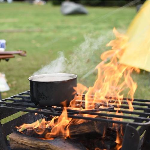 地震対策 在庫有 日本製 YOKA/ヨカ 焚き火台 COOKING FIRE PIT+グリル 