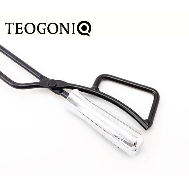 TEOGONIA/テオゴニア Fireplace Tongs/ファイヤープレーストング 薪ばさみ用グリップ CR3023-1 74114 A6061 アルミ 削り出し レーザー刻印｜horidashi｜02