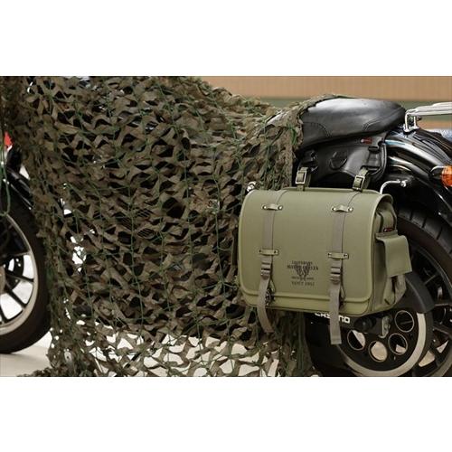 DEGNER（デグナー） NB-132 ミリタリー テイスト ナイロンサドルバッグ 