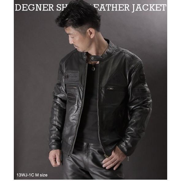 DEGNER（デグナー） 13WJ-1C シープレザージャケット ブラック サイズ