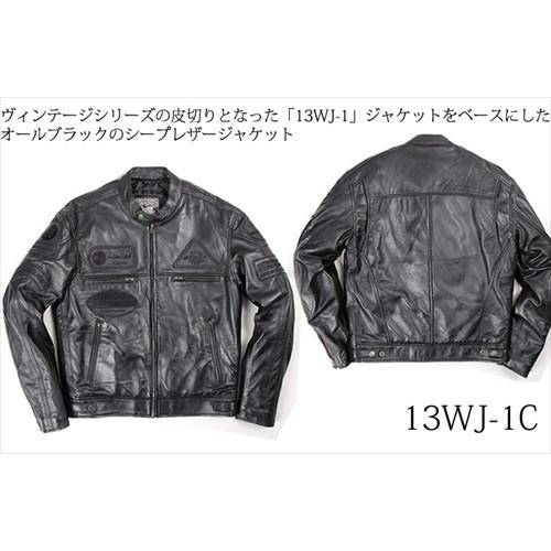 DEGNER デグナー 13WJ-1C シープレザージャケット ブラック サイズLW 