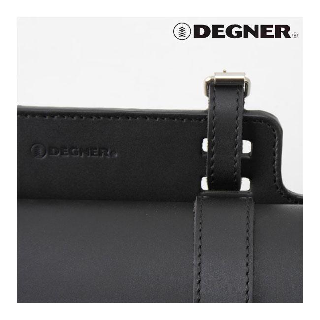 DEGNER（デグナー） SB-55A レザーサドルバッグ ブラック 12.5L 牛革