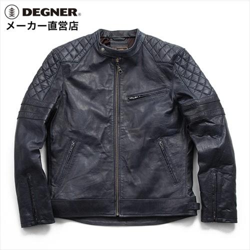 DEGNER デグナー16WJ-16 シープレザージャケット ダークネイビー  