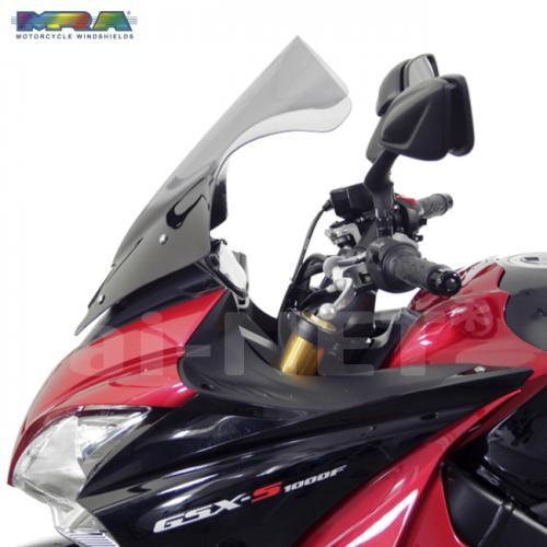送料無料 MRA スズキ GSX-S1000F 15-19 スクリーンレーシング スモーク MR457S バイザー ウインドシールド ウインドスクリーン MRAスクリーン_2