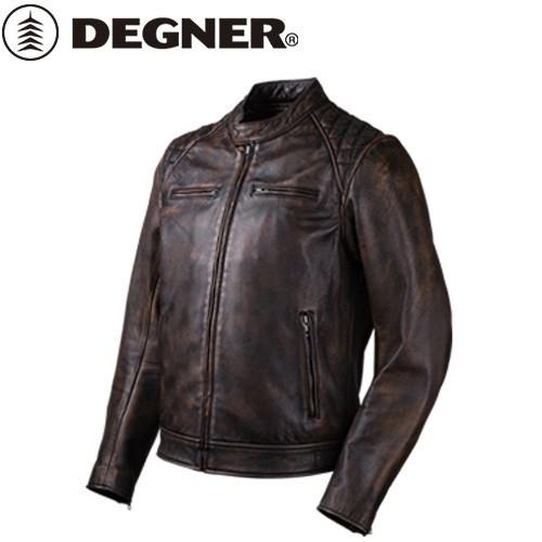 DEGNER デグナー 18SJ-6 ゴートレザージャケット ブラウン サイズXL 