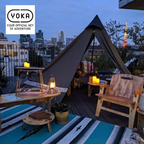 完売 10thロット YOKA/ヨカ TIPI ティピ ワンポールテント 1〜2人用 キャンプ テント tipi アウトドア テント ソロテント ツーリングテント キャンプ｜horidashi｜04