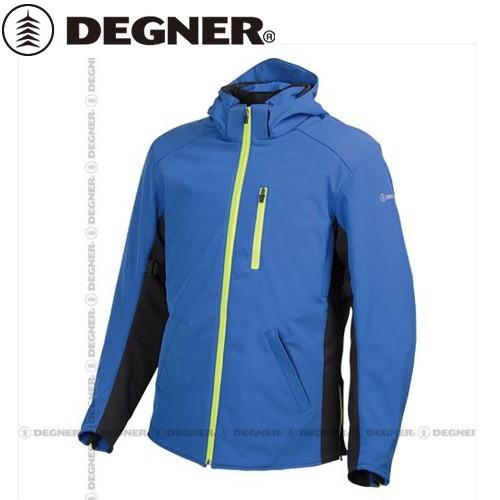 DEGNER 送料無料 デグナー 17WJ-11 ソフトシェルジャケット ブルー 