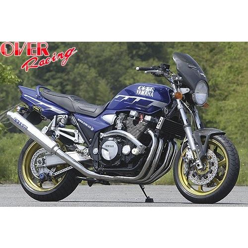 送料無料 オーヴァーレーシング OVER SESMIC-3マフラー XJR1300 -06
