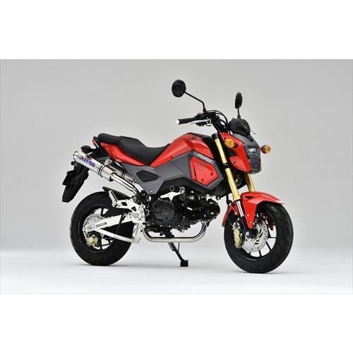 送料無料 オーヴァーレーシング OVER ツインチタンマフラー GROM 16