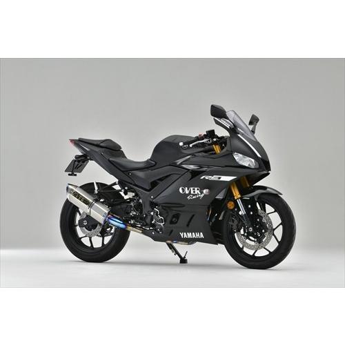送料無料 オーヴァー OVER TT-Formula RS チタン 2-1 YZF-R3 19- オーバーレーシング JMCA認証の画像