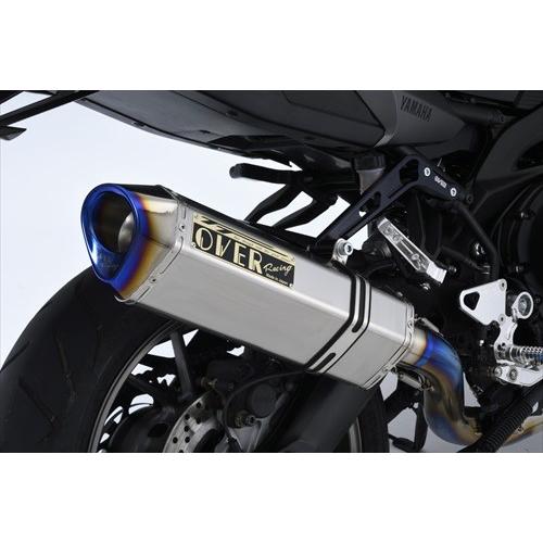 送料無料 オーヴァー OVER TT-Formula RS フルチタン 3-1 MT-09/Tarcer